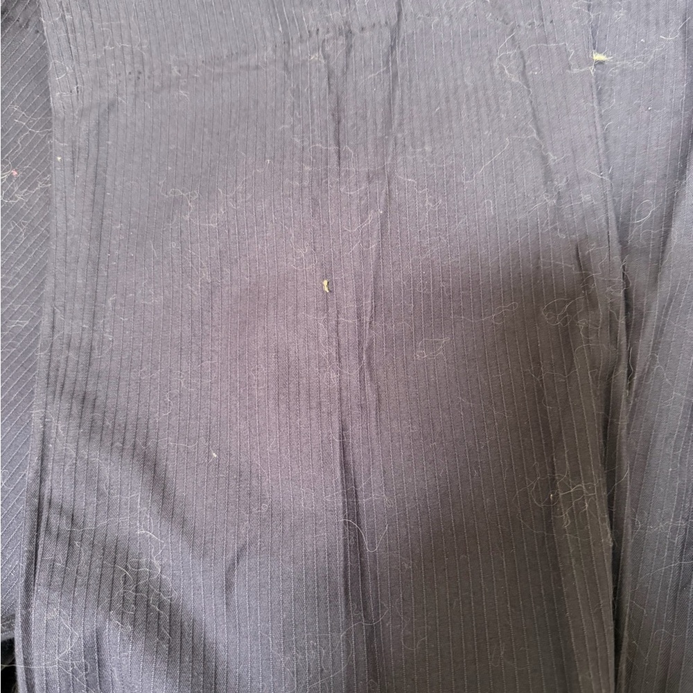 bebe Deep Purple pinstriped Pants w/satin bow tie - Picture 8 of 8